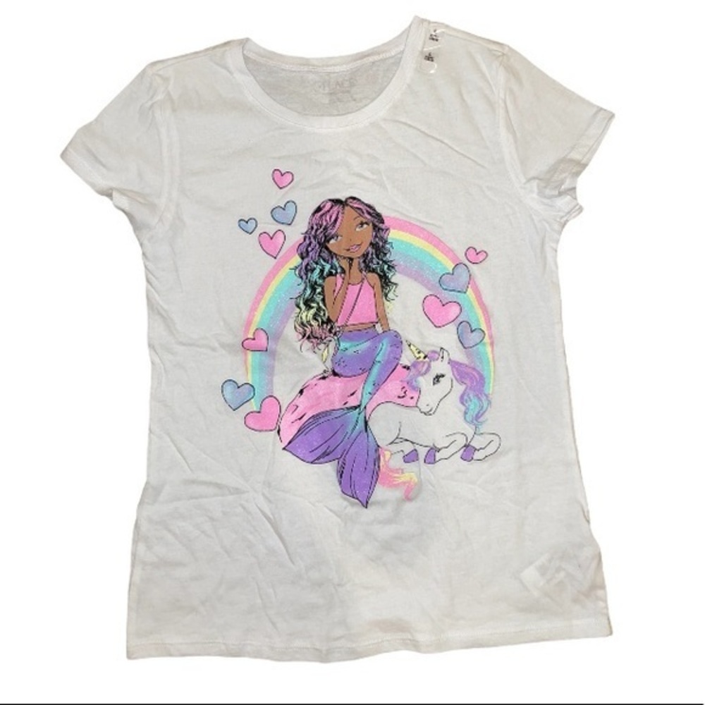 Mermaid Short Sleeve T-Shirt 10/12 Large